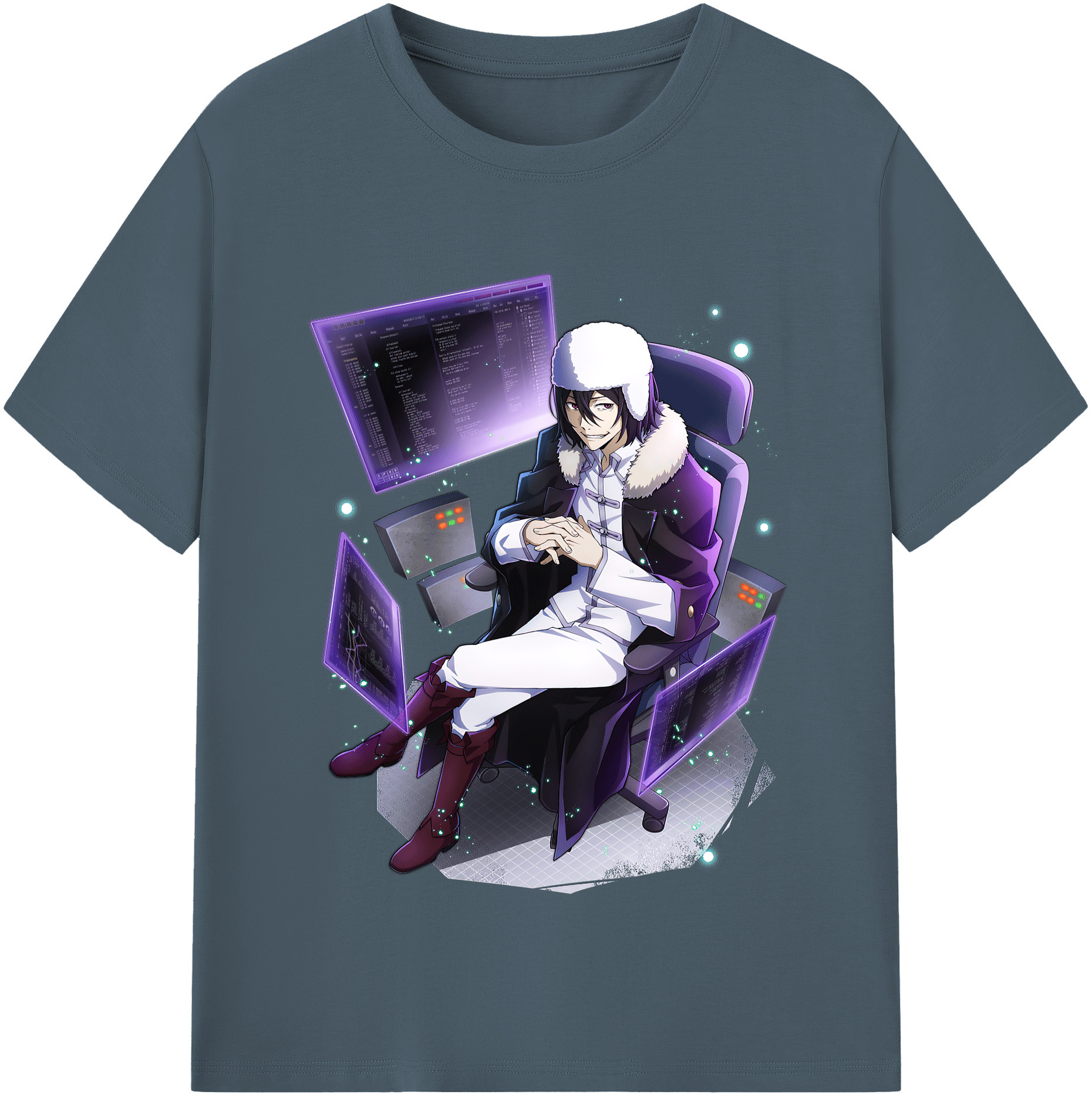 （画像用） 文豪ストレイドッグス Bungo Stray Dogs 綿100％半袖Tシャツ（フロントプリント）